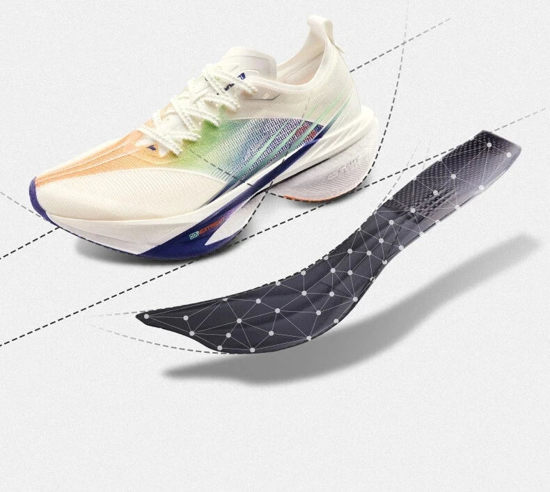 361 Degrees Furious 2.0 Men Women Running Sports Shoes Carbon Plate Racing Marathon Rebound Cushioning Male Sneakers 672432201