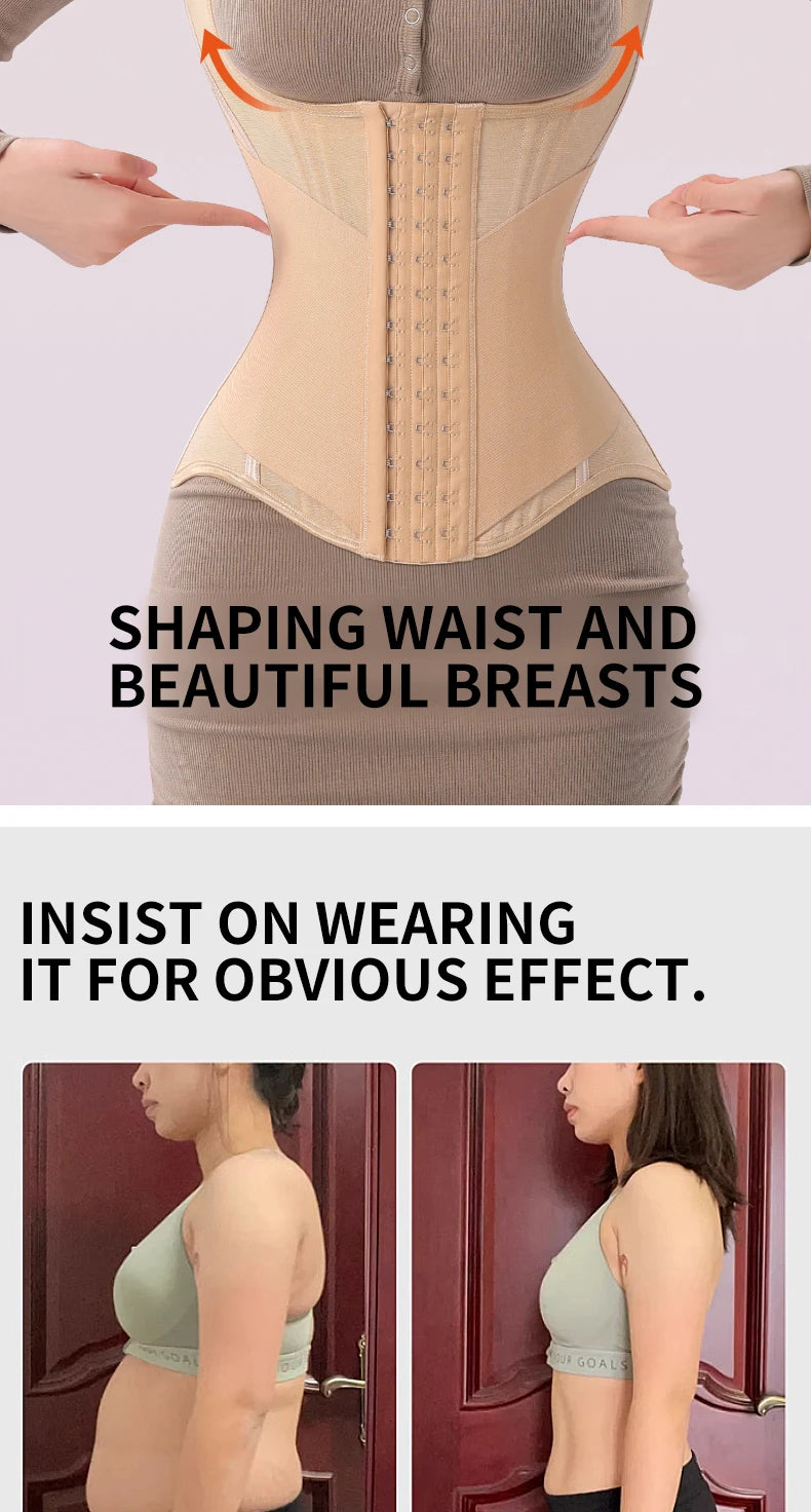 U-Shaped Waist Trainer Corset & Firm Control Body Shaper Tank Top