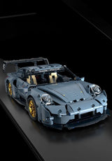 Technical Racing Sport Car Model Building Blocks technic adults 1:14 DIY Supercar Brick Puzzle Toys Kid Adult Gift（1200+granule）