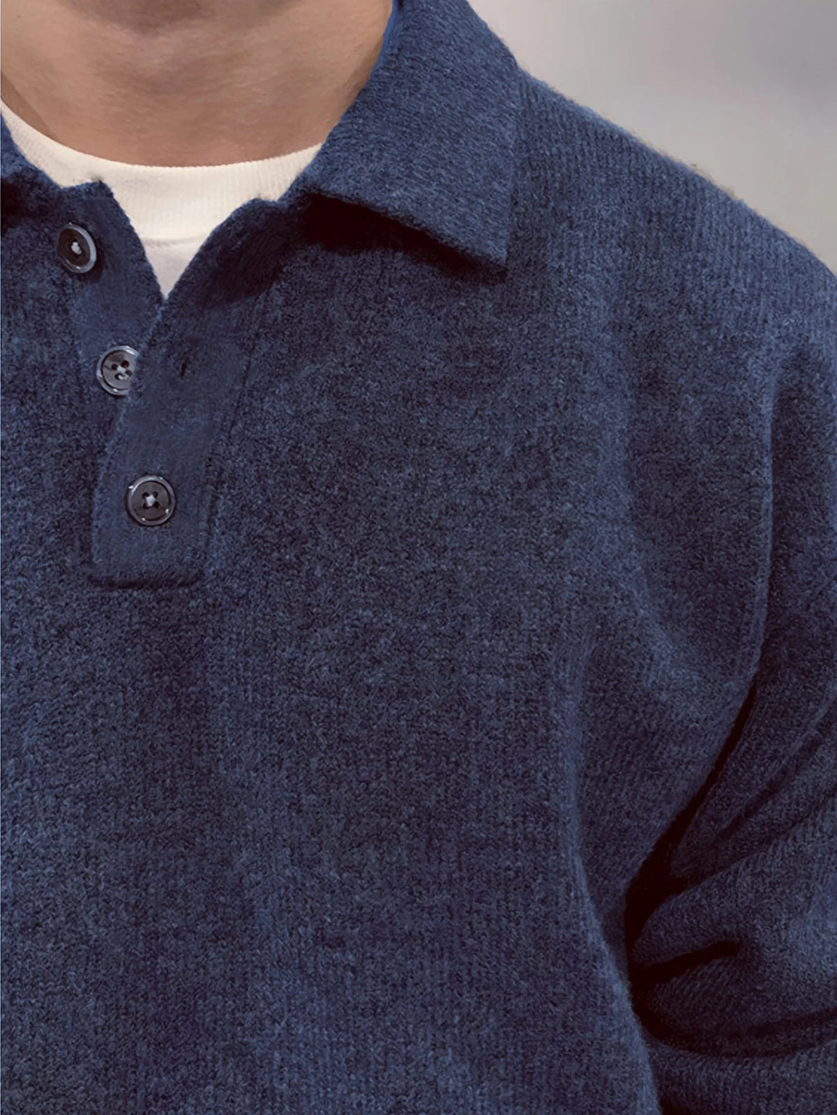 Men’s Geometric Knit Pullover Sweater