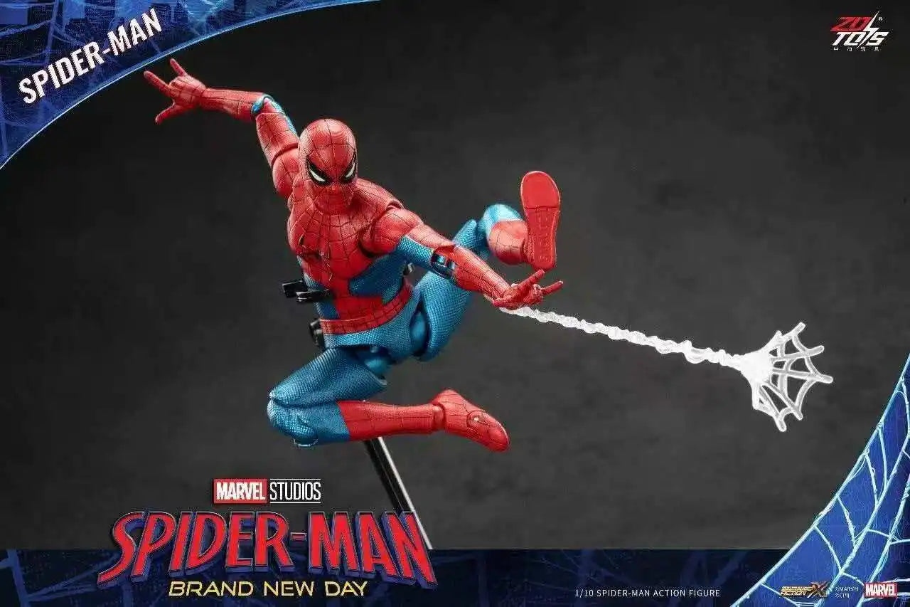 New ZD Toys Spider Man Brand New Day Action Figures Peter Parker Mecha Joint Movable Model Anime Avengers Collection Toys