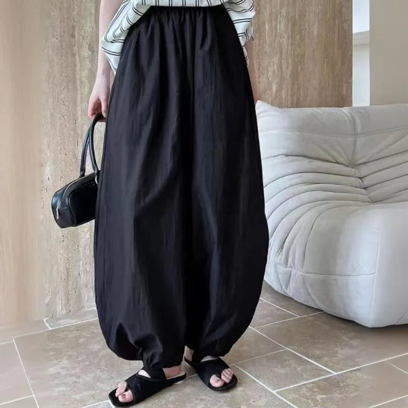 Women's High-Waist Loose Lantern Pants