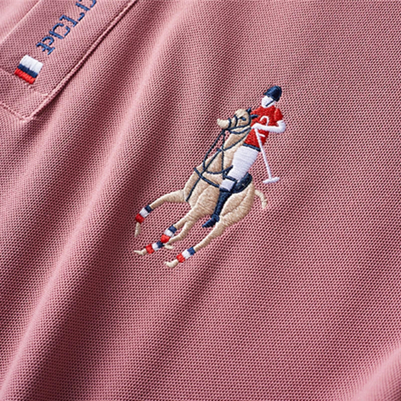 Men's Embroidered Polo Shirt – Casual Summer Style