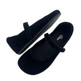 Tipsietoes 2026 Sprinng Autumn Barefoot Cow Suede Genuine Leather Women Ballerina With Zero Drop Flat Soft Sole Wider Toe Box