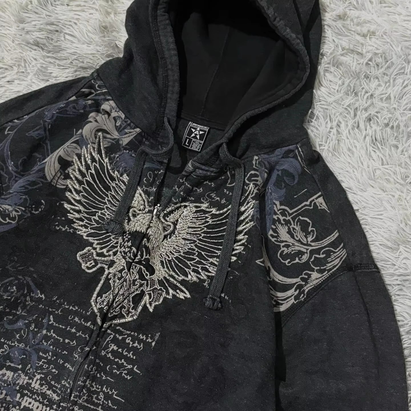 Y2K Harajuku Joker Graphic Zip-Up Hoodie