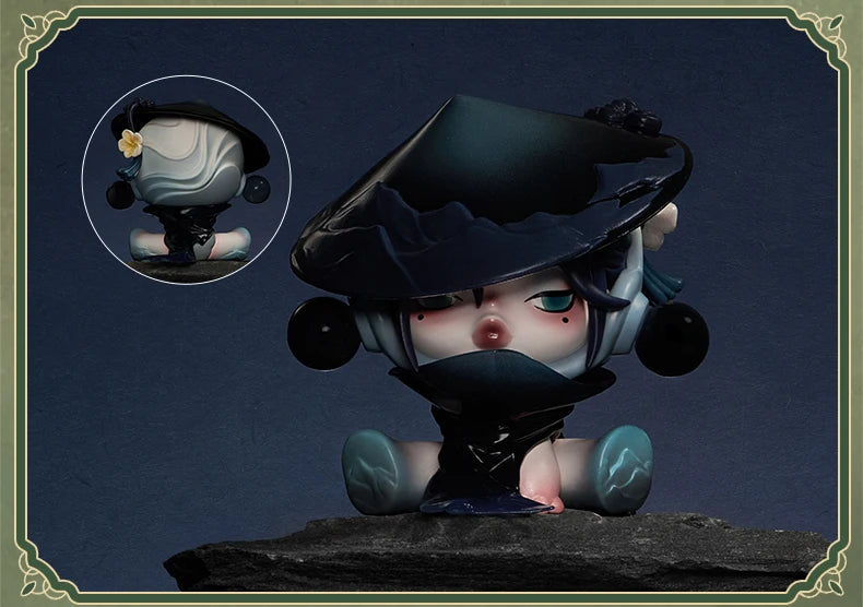POP MART SKULLPANDA The Ink Plum Blossom Series Trendy Blind Box Toys Mystery Box Mistery Action Figure Surprise Birthday Gift