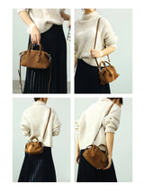 Women Genuine Leather Luxury Crossbody Bags With Adjustable And Detachable Shoudler Strap Elegant Soft Handbag