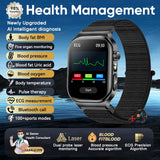 2026 New Accurate Measurement Health Smart Watch ECG+PPG Uric Acid Blood Pressure Blood Lipids BT Call Smartwatchs For Men Women