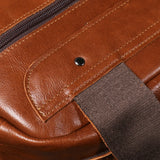 Men's Backpack Natural Head Layer Cowhide Vintage Crossbody Women's Outdoor Travel Backpack 15 inch Laptop Bag Leathfocus