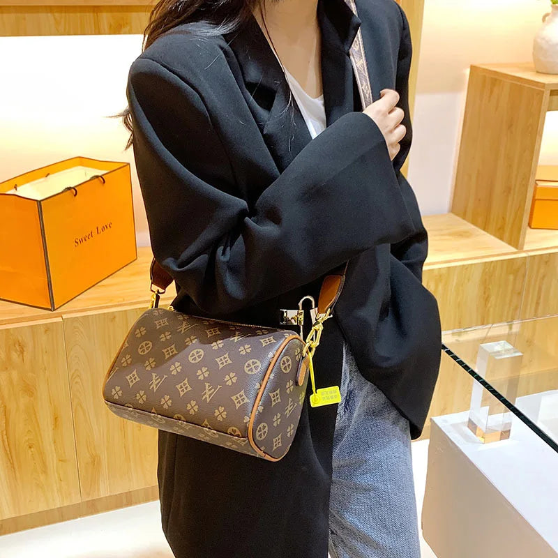 Luxury Microfiber Leather Crossbody & Clutch