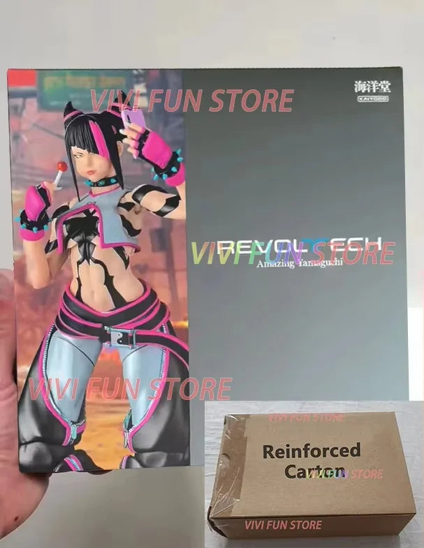 In Stock KAIYODO Ryu Han Juri Chun Li Movability Model Toys Revoltech AMAZING YAMAGUCHI Chun-Li SF6