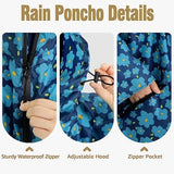 Waterproof Hooded Rain Poncho – Lightweight & Stylish