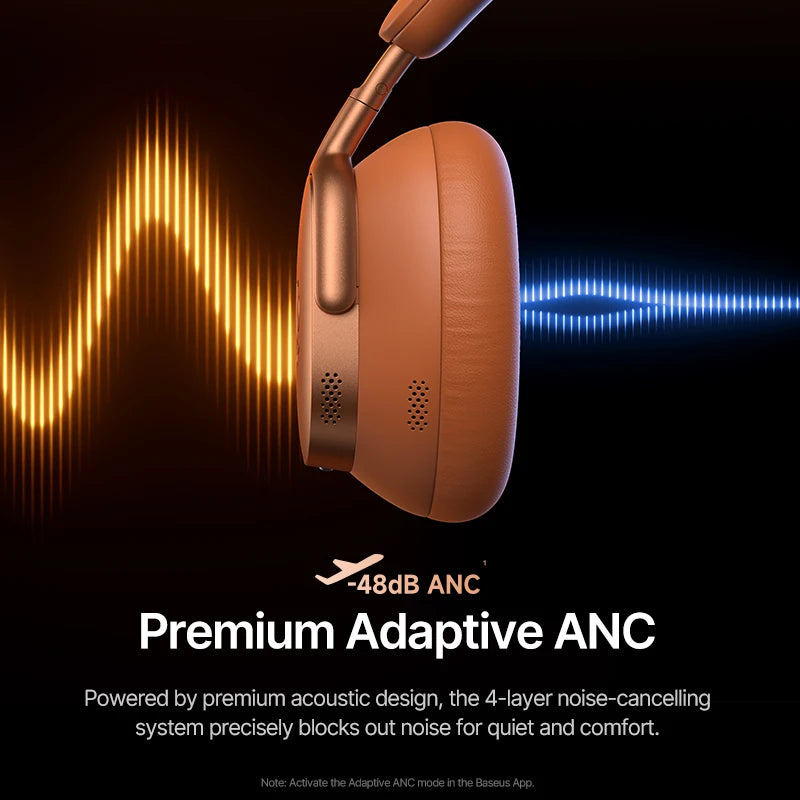 Baseus Inspire XH1 – Premium ANC Wireless Headphones