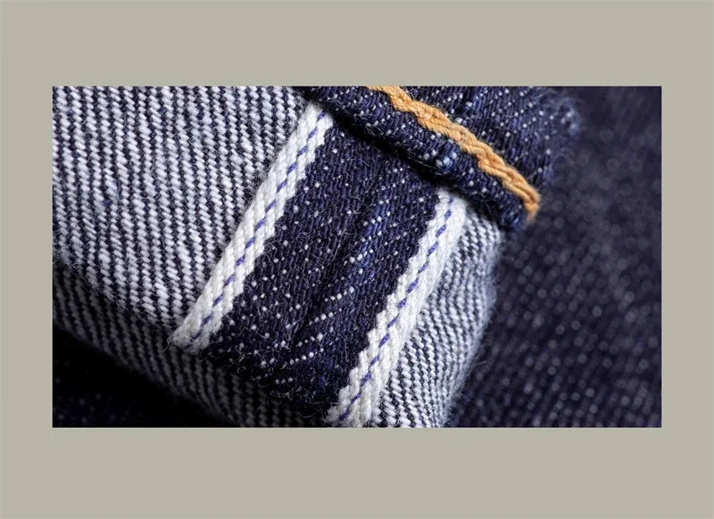 Red Tornado 14oz Selvedge Denim — Loose Straight Jeans