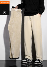 Unisex Fleece-Lined Winter Sweatpants
