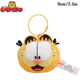 ORIGINAL Garfield Kawaii Soft Plush Toys Keychain Cute Cats Anime Stuffed Animals Peluche Doll Pendants Birthdays Gifts For Kids