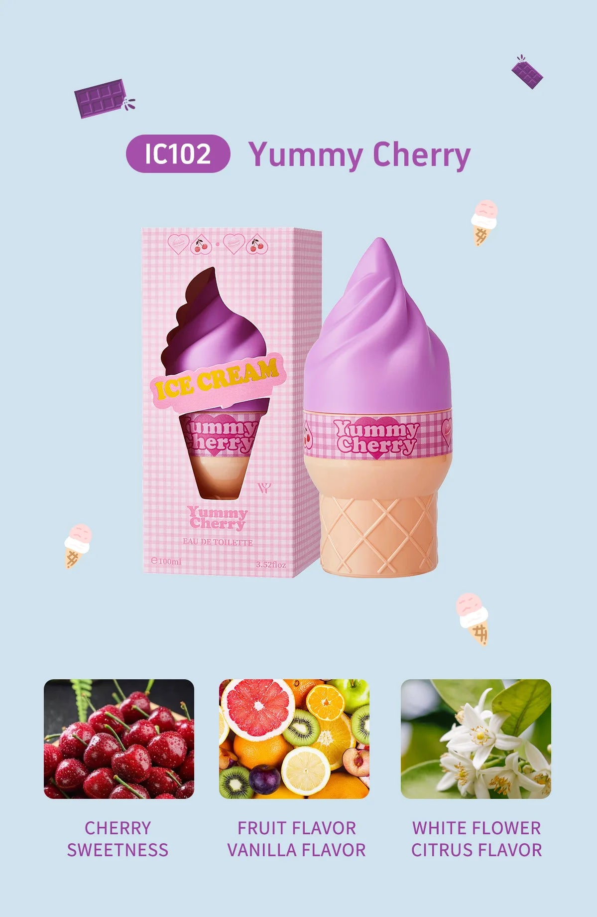 Gourmand Bliss Eau de Toilette – Sweet & Fruity Scents