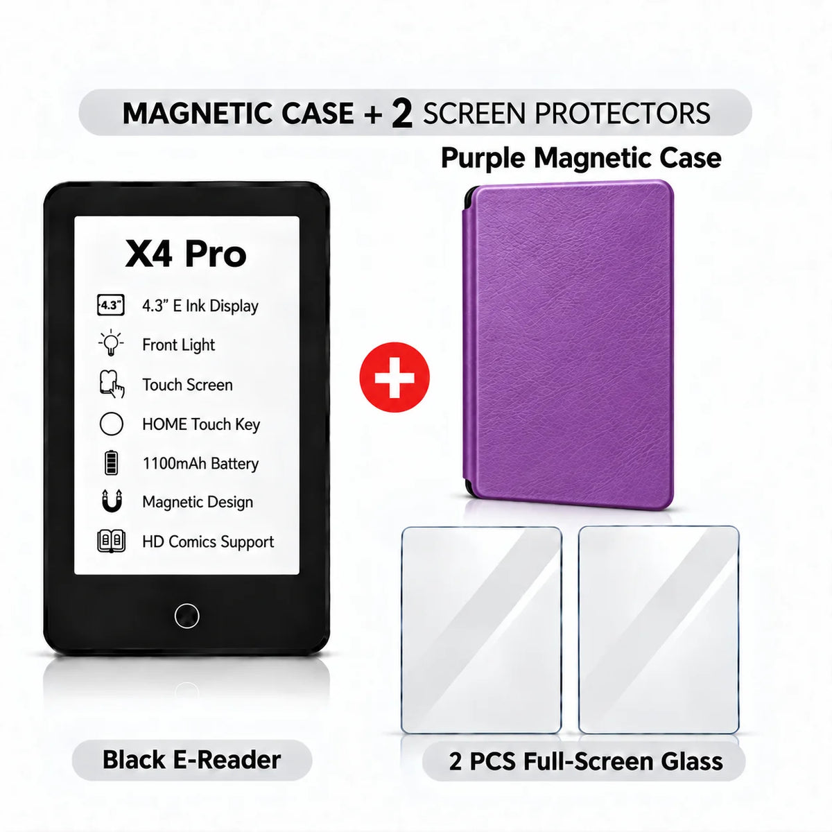 XTEINK Pocket E Ink E-Reader for Travel & Daily Reading