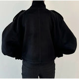 Women's Stand Collar Zip Jacket – Autumn/Winter