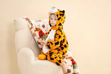 Plush Hooded Baby Winter Romper