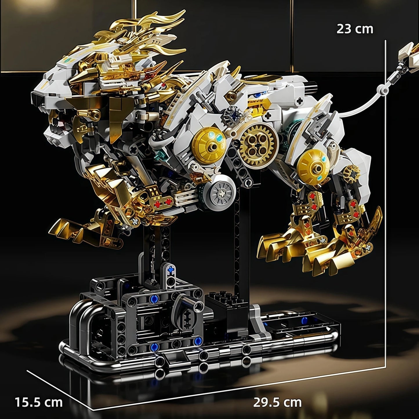 866PCS MOC Creative Dragonfly Mechanical Model Building Blocks Kit DIY Construction Toy STEM Learning for Kids Adults Set