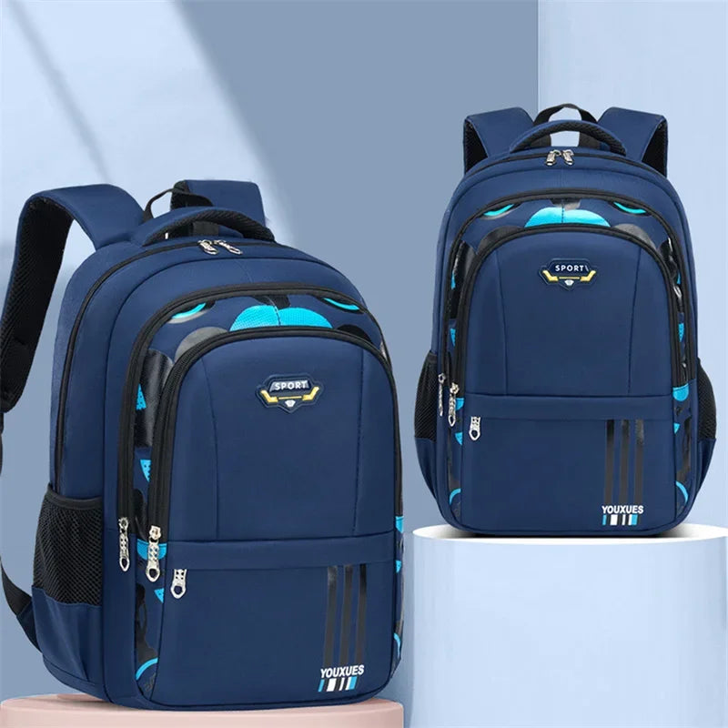Premium USA-Designed Waterproof Primary School Backpack for Boys & Teenagers