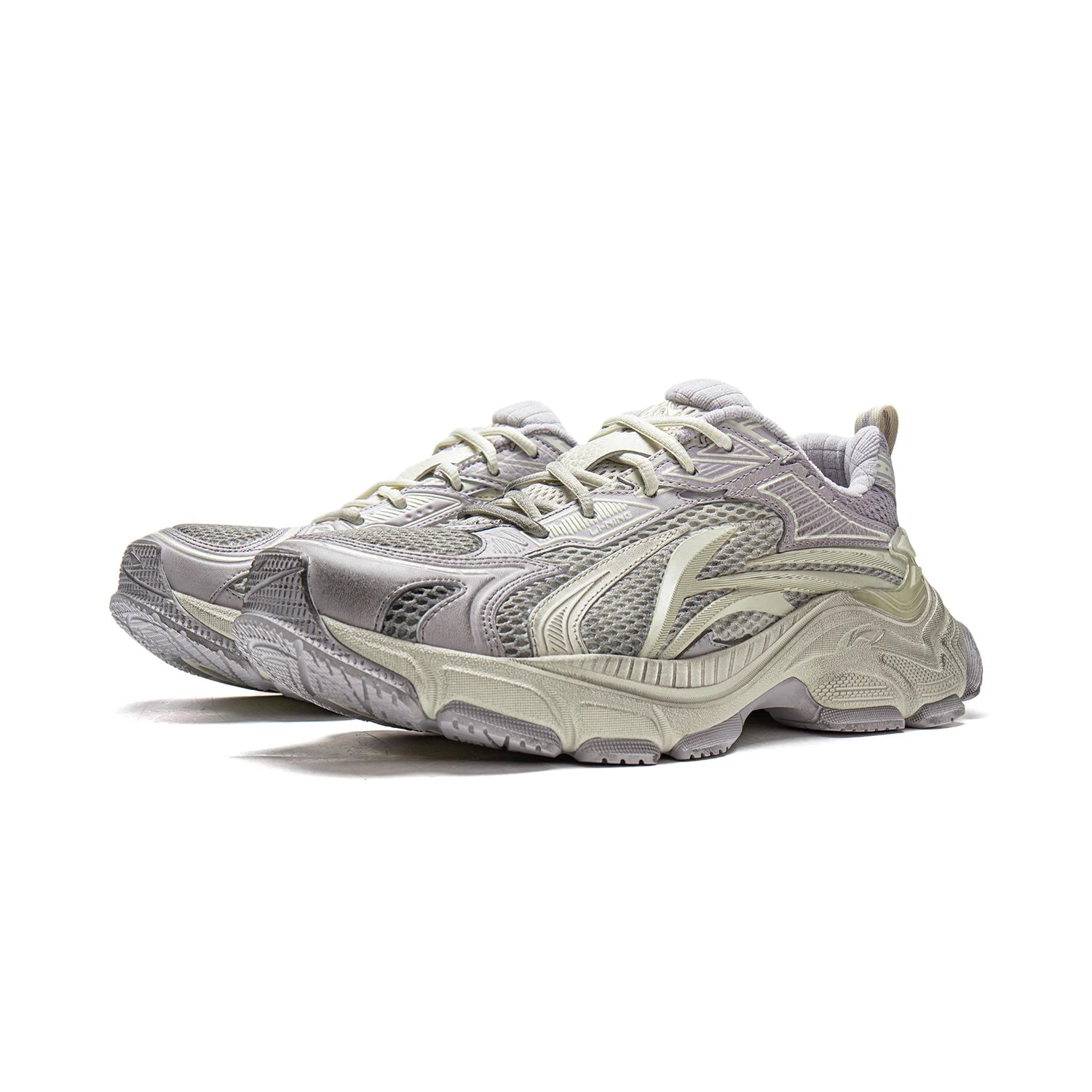 Li-Ning Women's STARLIT L2K Lifestyle Shoes Cushioning Lightweight Rebound LiNing Stylish Classic Casual Shoes AGLW078