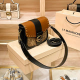 Carriage Emblem Crossbody Box Bag