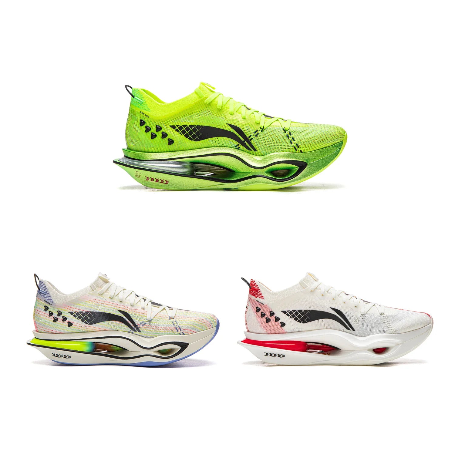 Li-Ning Unisex FEIDIAN 6 ULTRA Racing Running Shoes SUPER BOOM LiNing CARBON-FIBER PLATE Professional Sports Shoes ARMW005