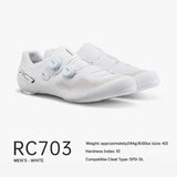 SHIMANO RC703 Road Cycling Shoes Carbon Sole SPD-SL Cleats Compatible Professional Road Bike Lock Shoes Men Women