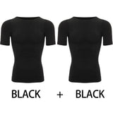 1/2 PCS Men Body Shaper T-Shirt Slimming Shapewear Corrective Posture Belly Control Compression Man Modeling Underwear Corset