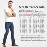 Men's Stretch Bootcut Jeans | Slim Flare Denim Trousers