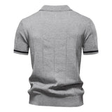 AIOPESON Men's Slim Fit Zipper Polo Shirt | Sport & Office