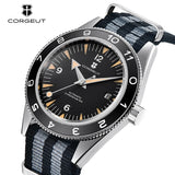 41MM Sapphire Glass 100m Waterproof Japan  Automatic Luminous Mens Watch Nylon Strap