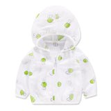 Children's Sunscreen Clothing Jacket Summer New Boys Little Girls Thin Coat Kids Outdoor Breathable Clothes