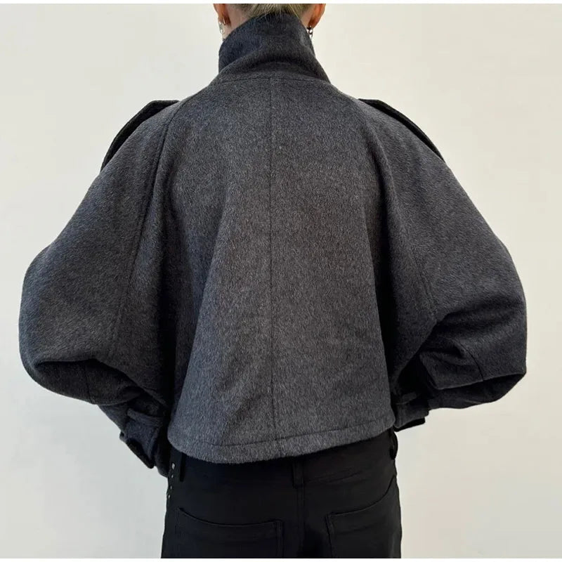 Women's Stand Collar Zip Jacket – Autumn/Winter