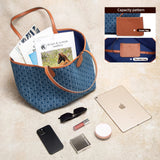 CHCH Women's Tote Bag New Simple Double sided Available Mother and Child Large Capacity Casual Handbag Shopping Bag