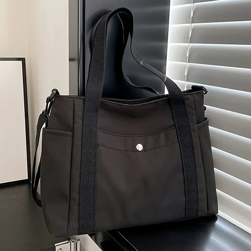 Women’s Water-Resistant Nylon Shoulder Bag