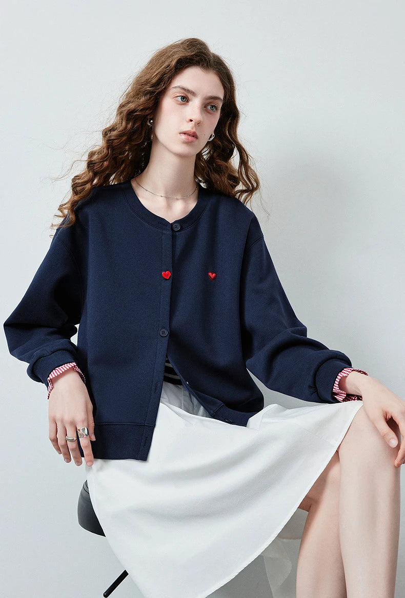 Women's Plaid Patchwork Cotton-Blend Jacket