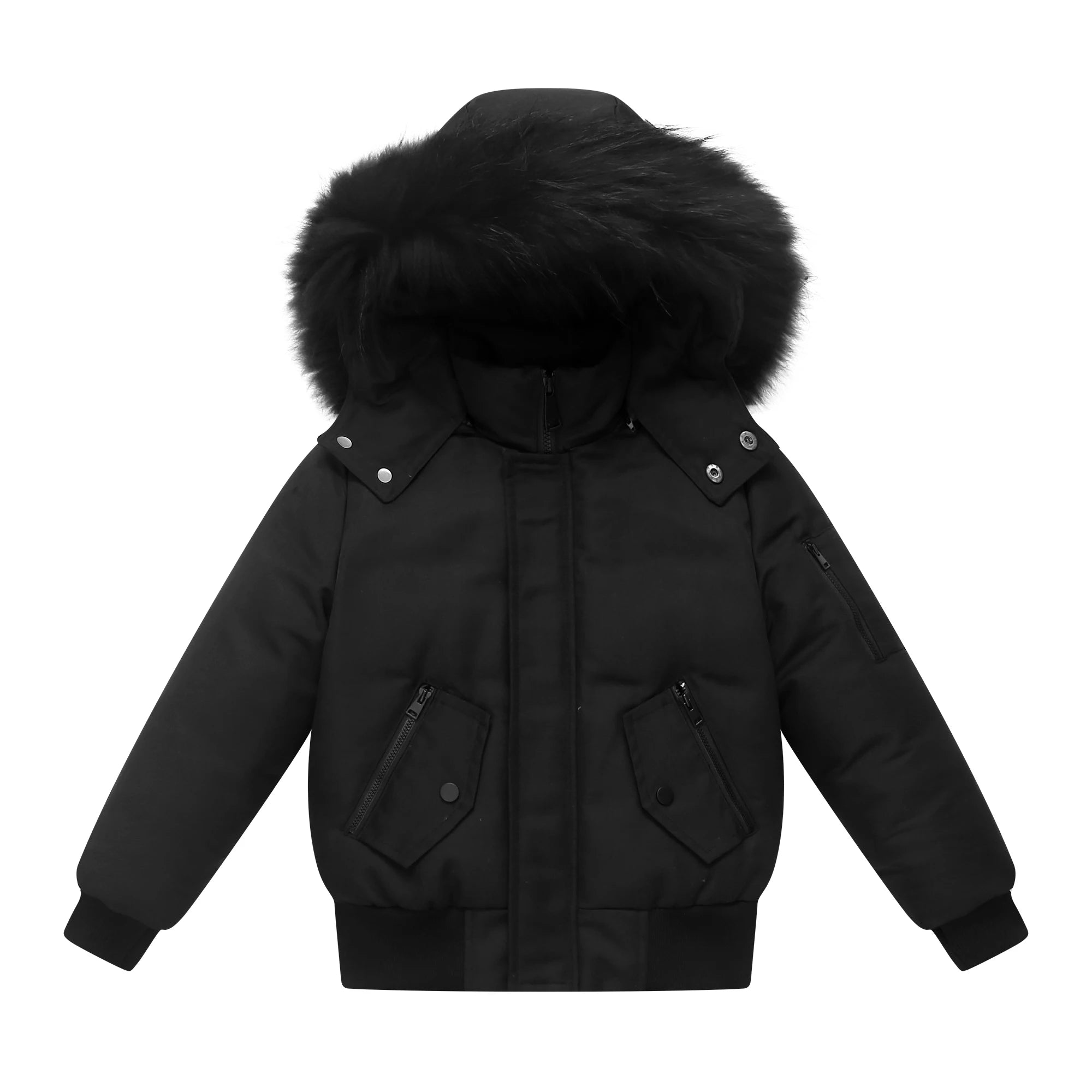 Unisex Matte Winter Parka – Premium Family Matching Coats