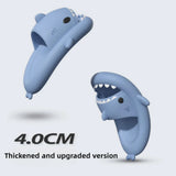 Summer Shark Slippers EVA Flip Flops Unisex Non-Slip Indoor Outdoor Slides Cute Beach Shoes for Men Women Girls Boys