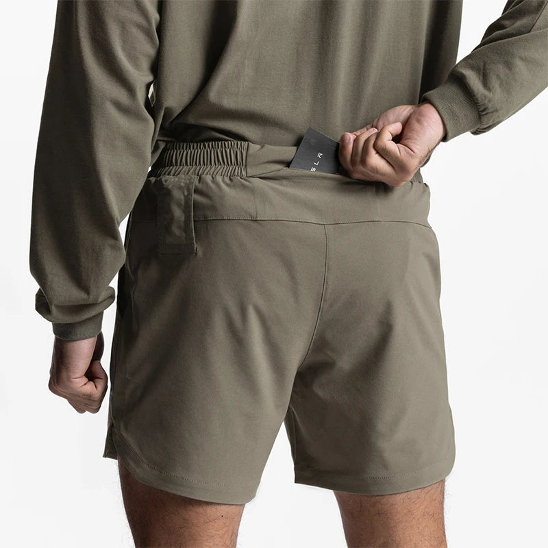 2025 NEW Summer Running Shorts Men Sports Jogging Fitness Shorts Quick Dry Mens Gym Men Shorts Gyms Short Pants For Men