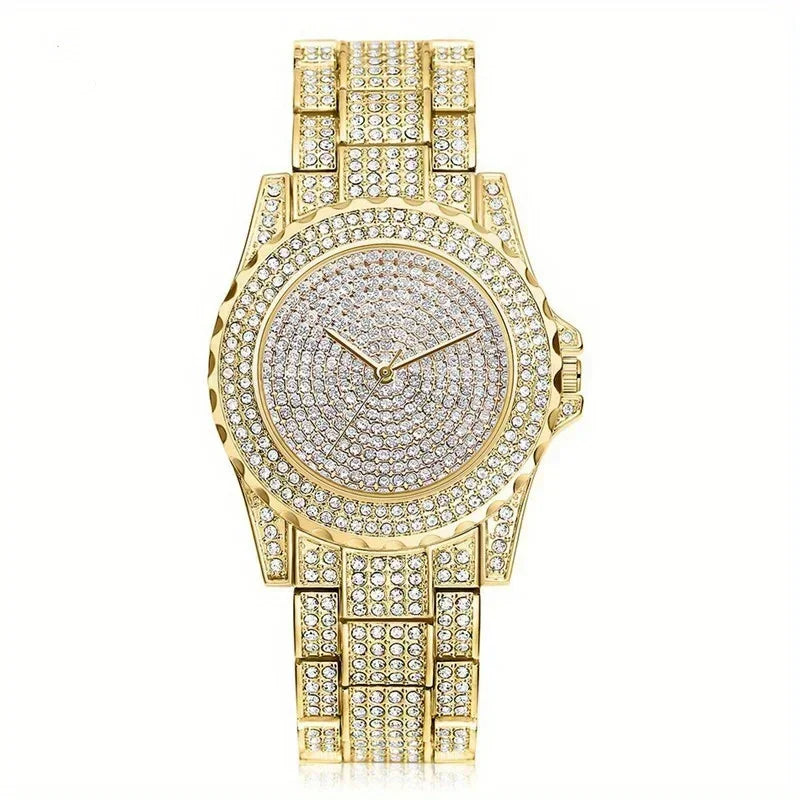 Fashion Crystal Steel Women's Quartz Watch