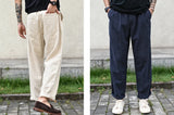 Men's Ramie Cotton Relaxed Summer Pants