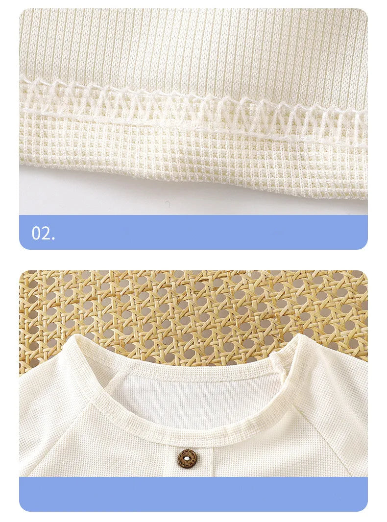 Baby Boys’ Waffle Knit 2-Piece Set