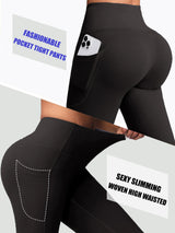 Women's High-Waist Stretch Leggings with Pockets