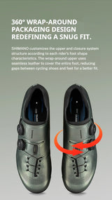 SHIMANO RC703 Road Cycling Shoes Carbon Sole SPD-SL Cleats Compatible Professional Road Bike Lock Shoes Men Women