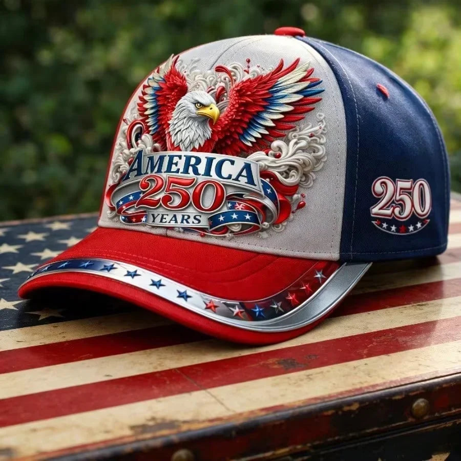 Patriotic Eagle Baseball Cap – 250th Anniversary Edition