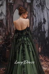 Sweetheart A-Line Tulle Gown | Prom & Bridal