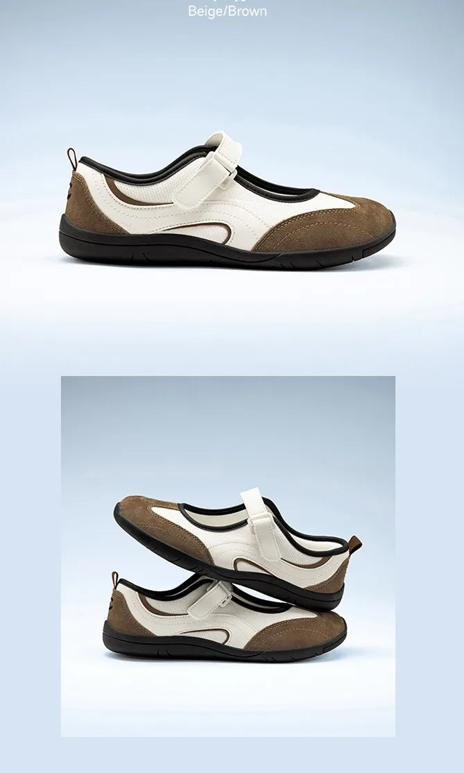 HOBIBEAR Women Wide-Toe Ballet Flats | Zero-Drop Barefoot